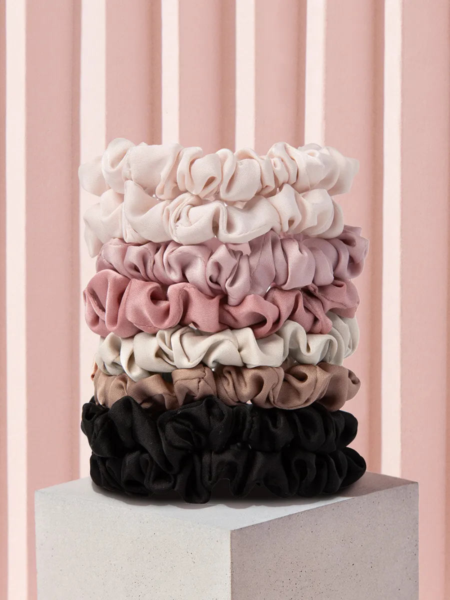 Satin Hair Ties Pack