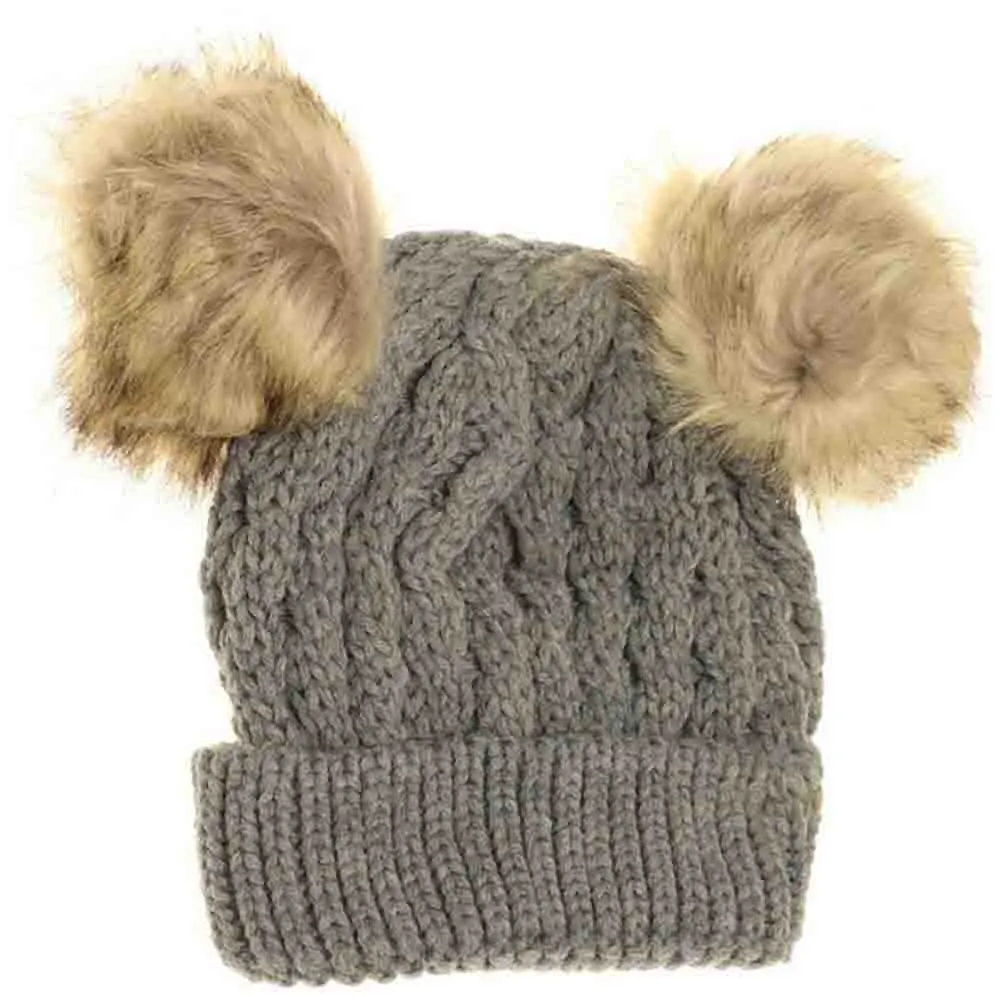 Casual Knit Pom Beanie