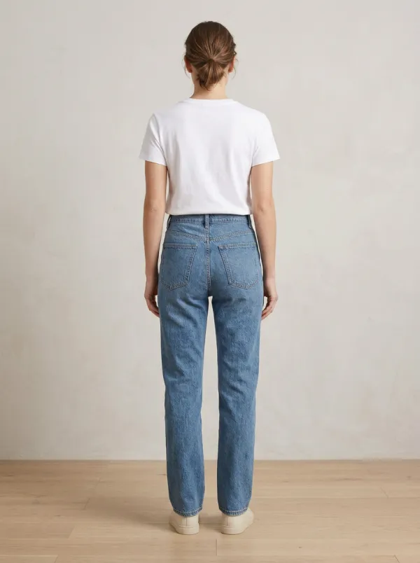 Modern High-Rise Denim Jeans