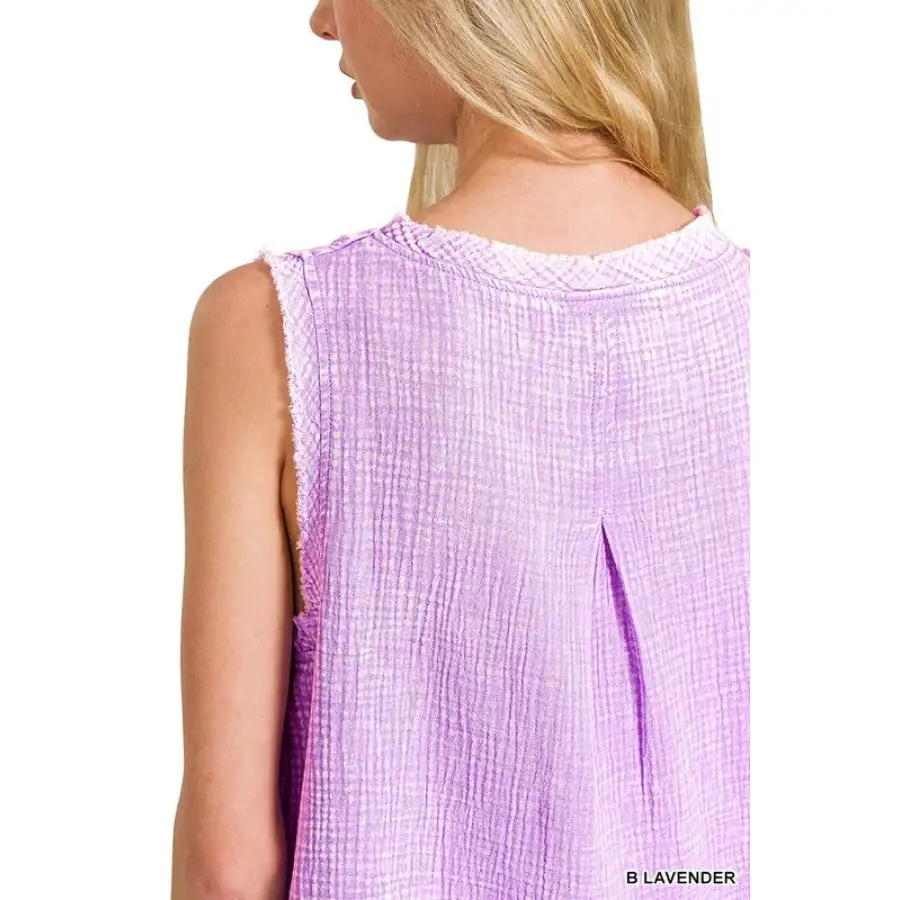 Washed Tank Top