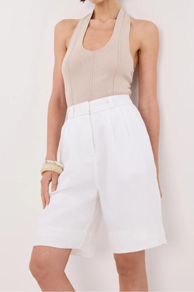 STONE HALTER KNIT TOP