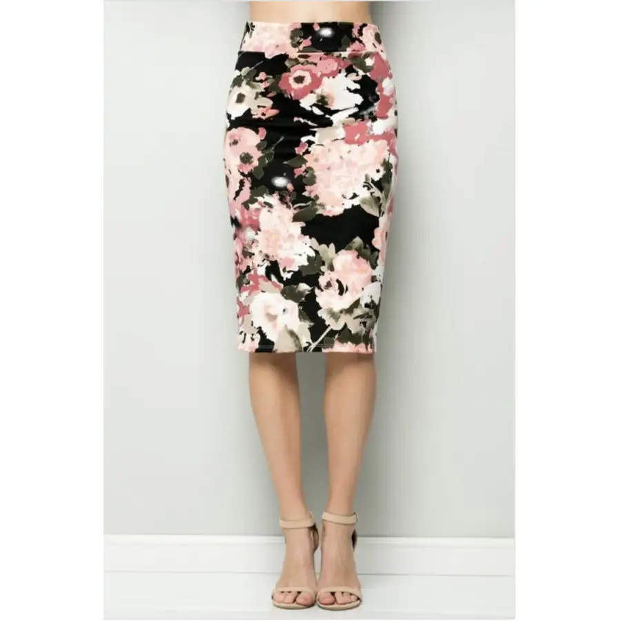 Printed Pencil Skirts Skirt