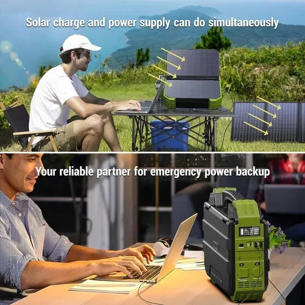 Solar charging and emergency backup application