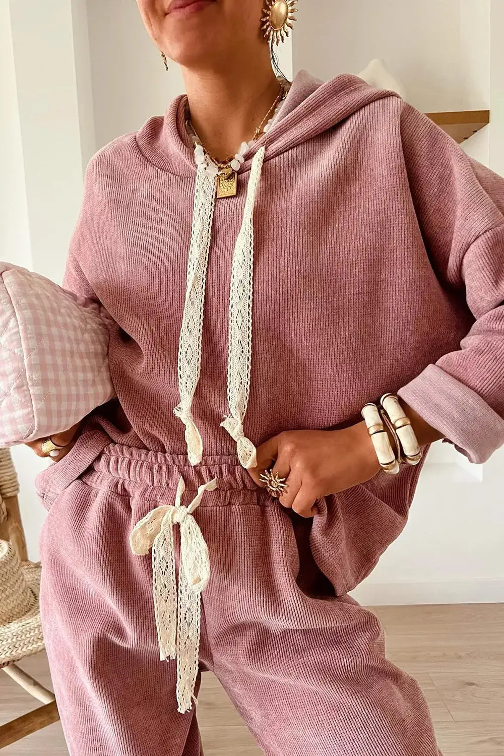 Comfortable Everyday Pajama Set Pink