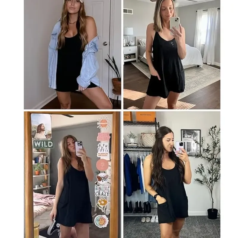 Women's Tennis Dress With Built-in Shorts