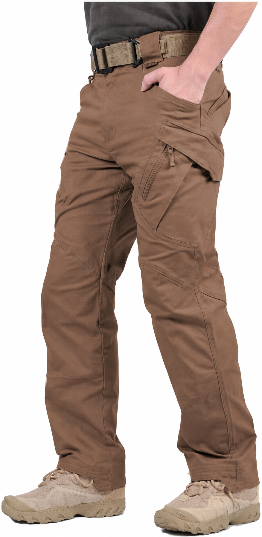 Men’s Hiking Tactical Pants Lightweight Cotton Outdoor Military Combat Cargo Trousers