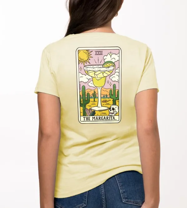 Unisex Art Graphic Yellow Crew Neck T-Shirt