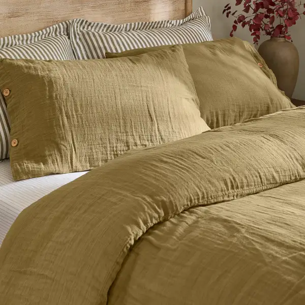 Streamlined Bedroom Printed Cotton Duvet Cover Set