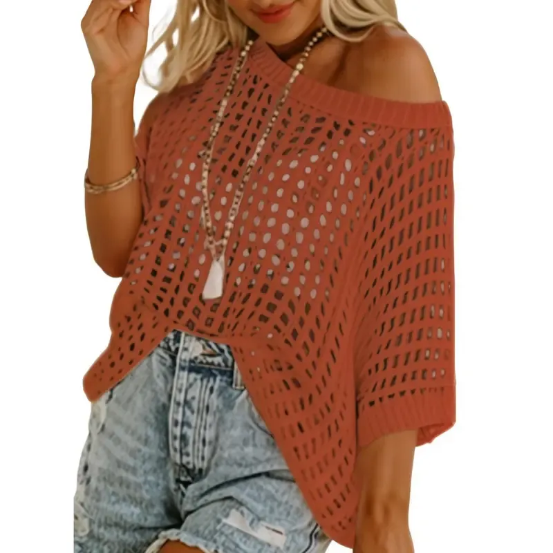 Women's Summer Crew Neck Short Sleeve Top