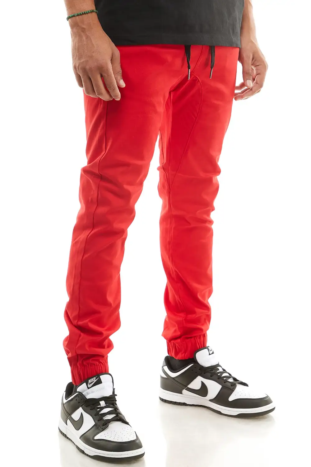 Men's Streetwear Stretch Jogger Twill Pants