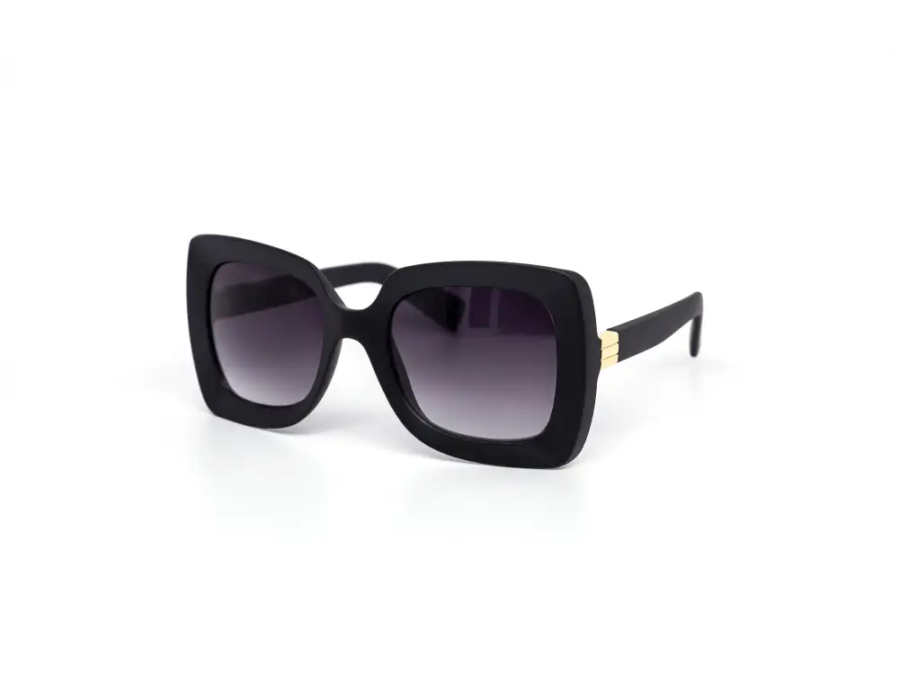 12-Pack Oversized Rectangle Gradient Sunglasses