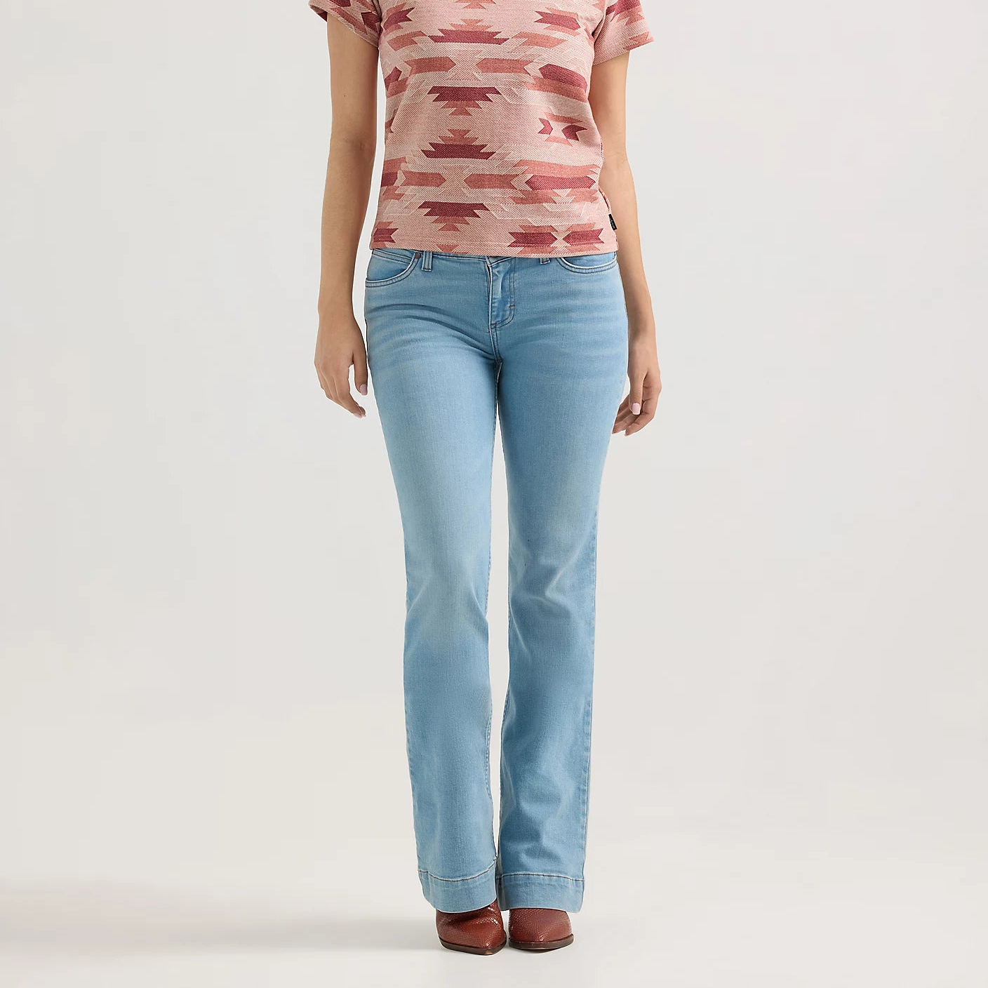Women's Textured Wide Leg Jeans