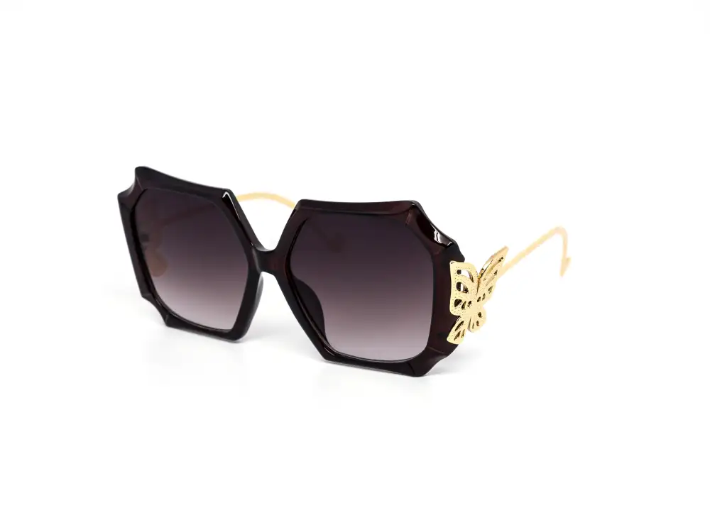 12-Pack Oversized Butterfly Gradient Sunglasses