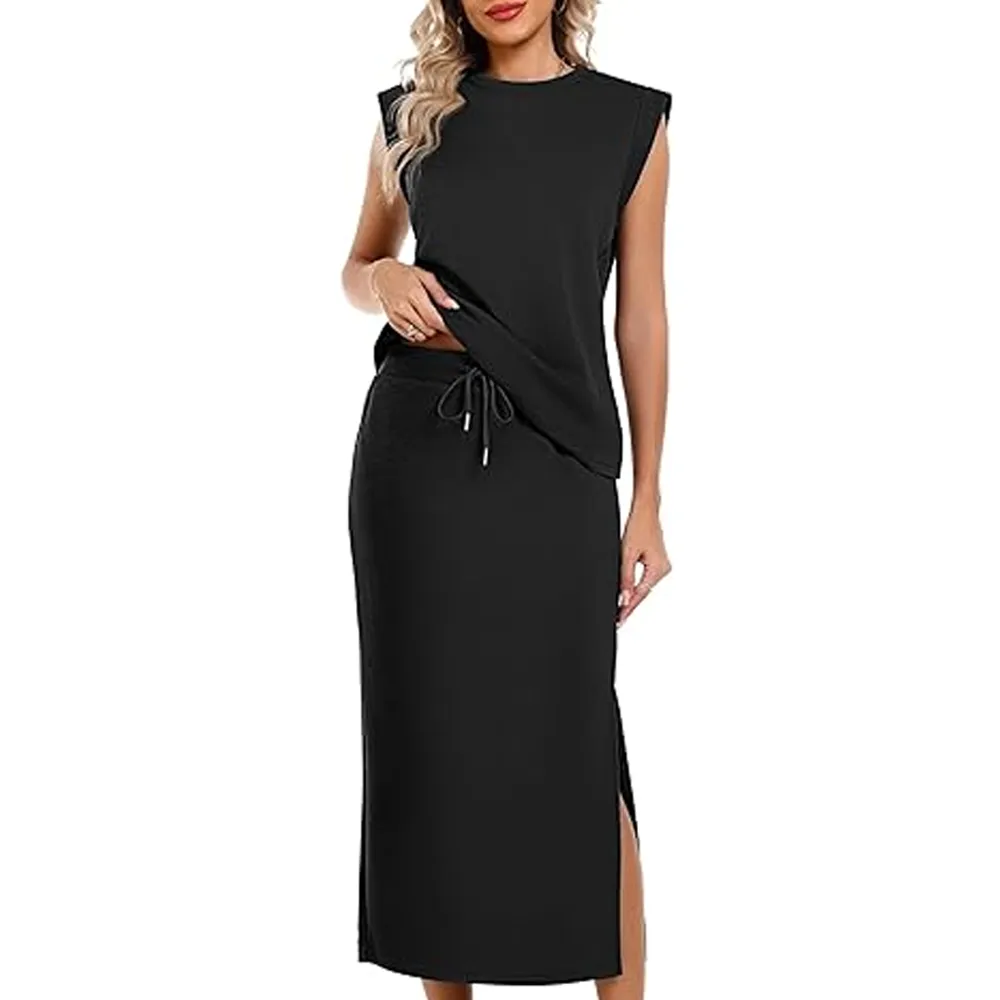 Women's 2-Piece Fitted Basic Outfits