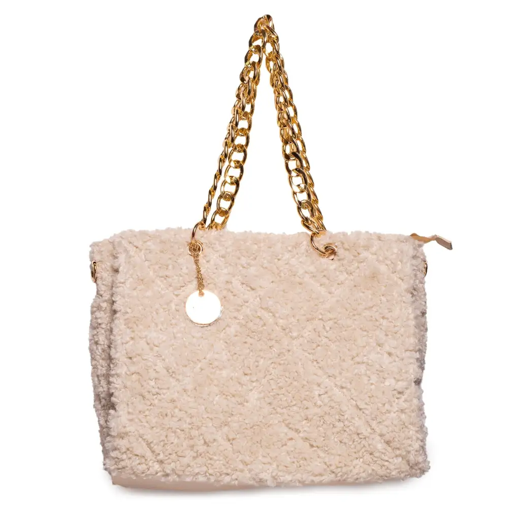 Minimal Commuter Fur Handbag