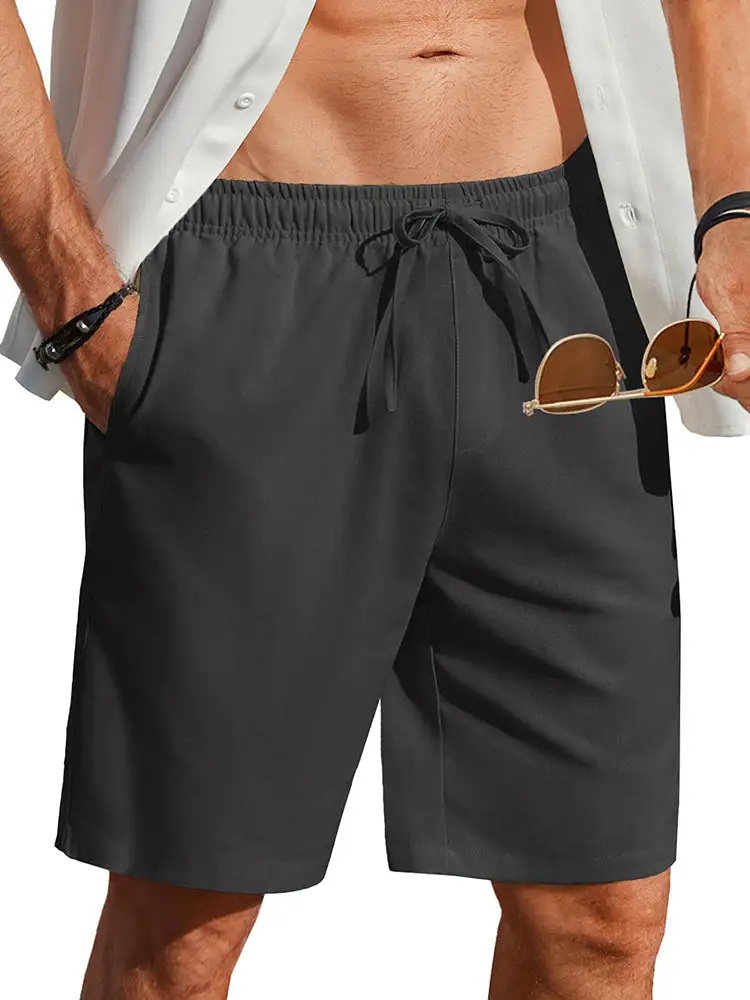 Men's Casual Linen Blend Shorts