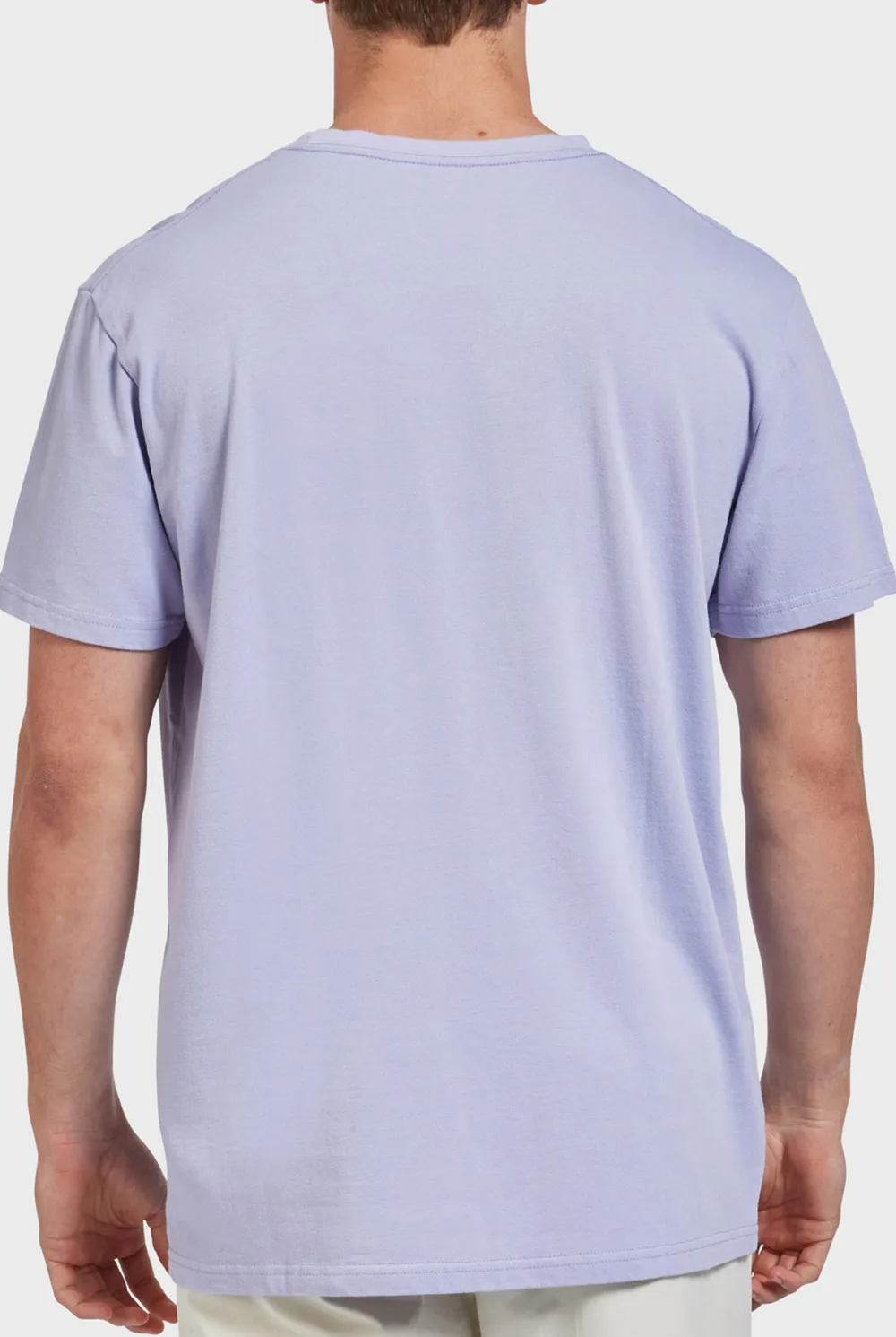 Short Sleeve Crew Neck Slub Tee