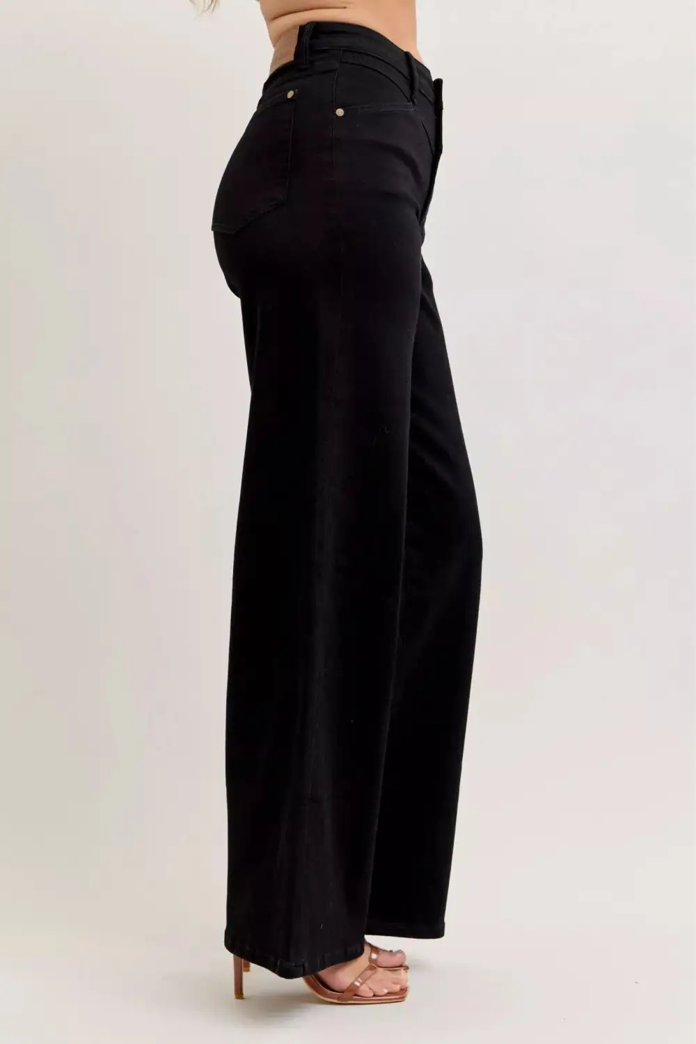 High Rise Wide Leg Jeans