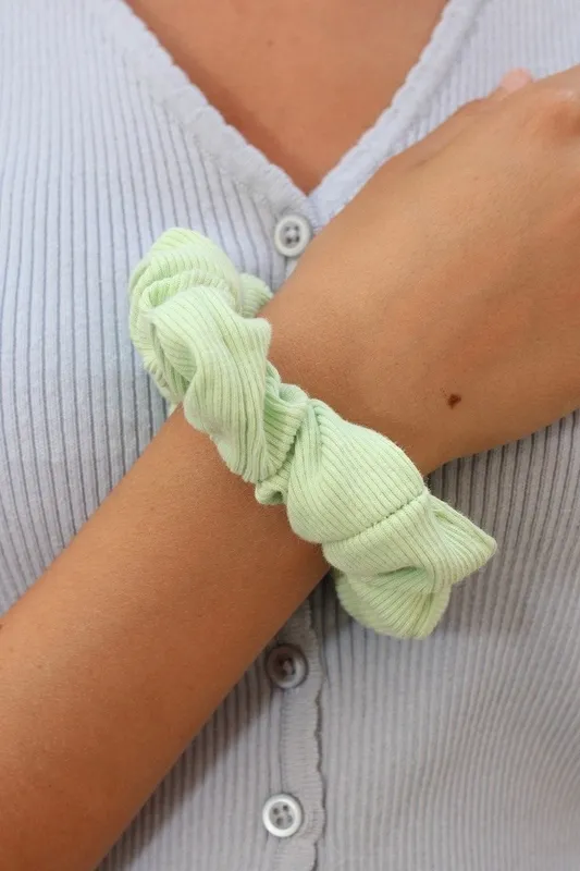 Ribbed Fabric Scrunchie