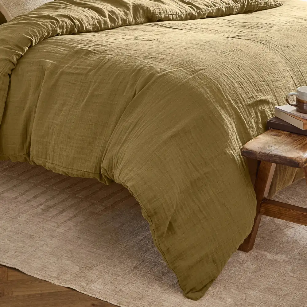 Streamlined Bedroom Printed Cotton Duvet Cover Set