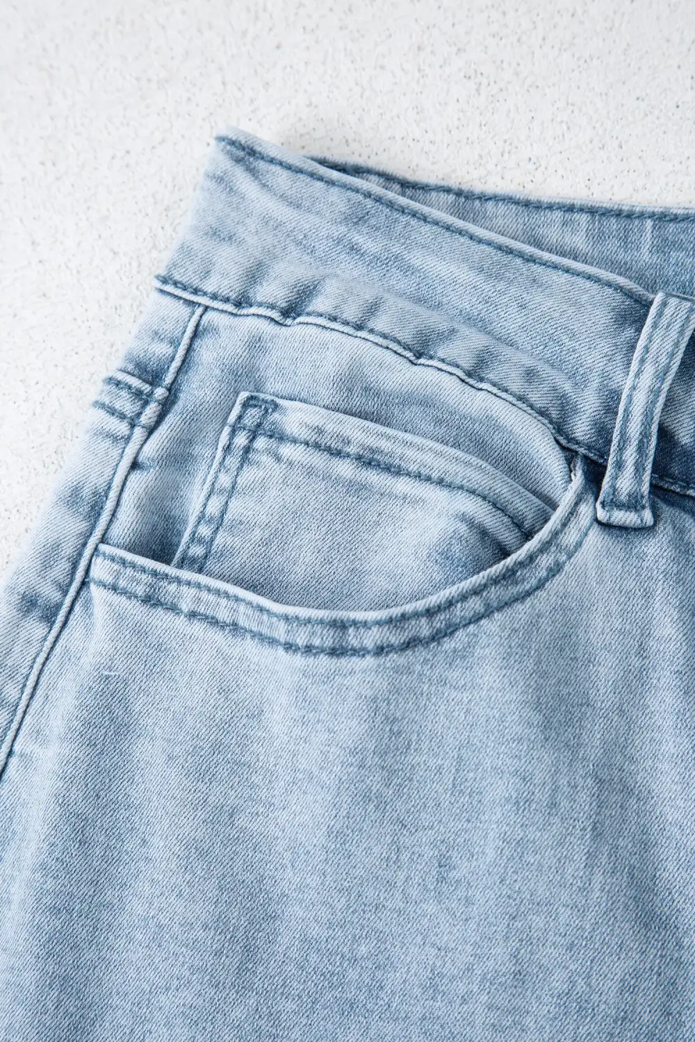 Versatile Straight Leg Denim Jeans