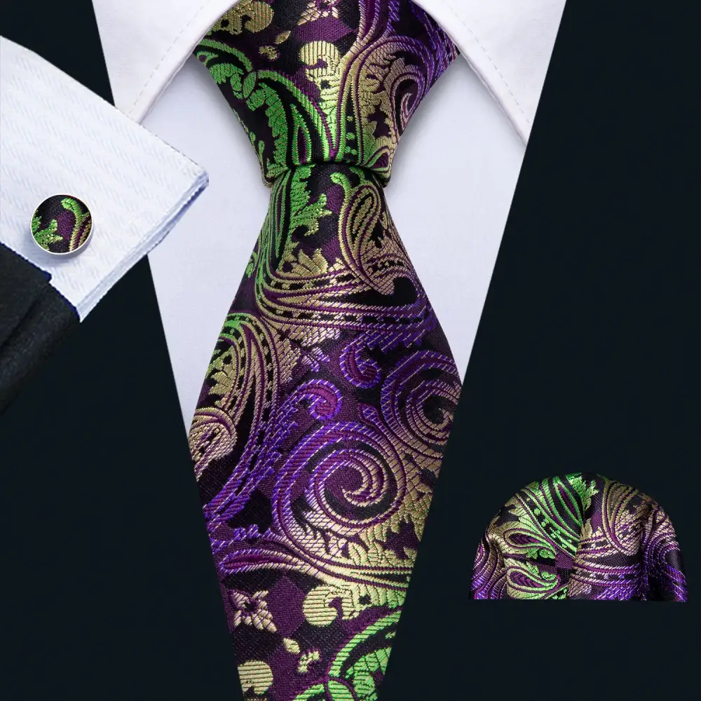 Paisley Necktie Set