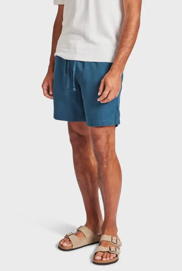 Riviera Linen Short-Bluegrass