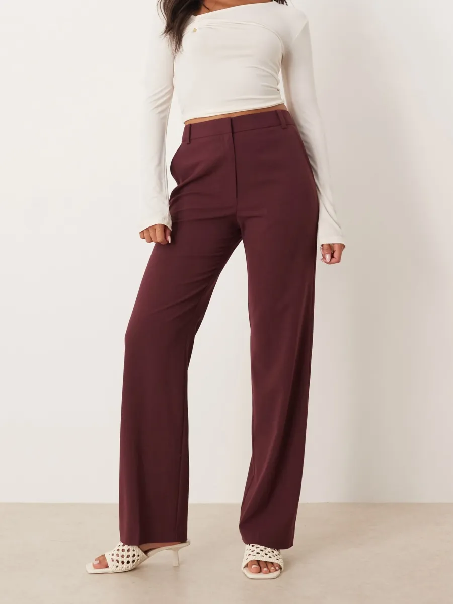 High-Waisted Wide-Leg Pants