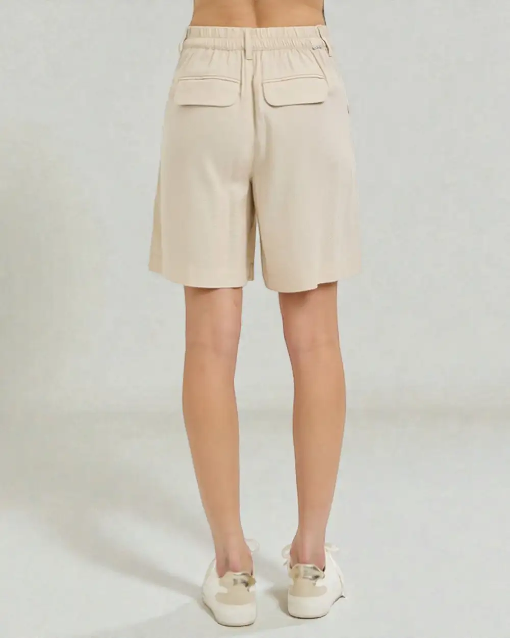 Tailored Pleated Bermuda Shorts