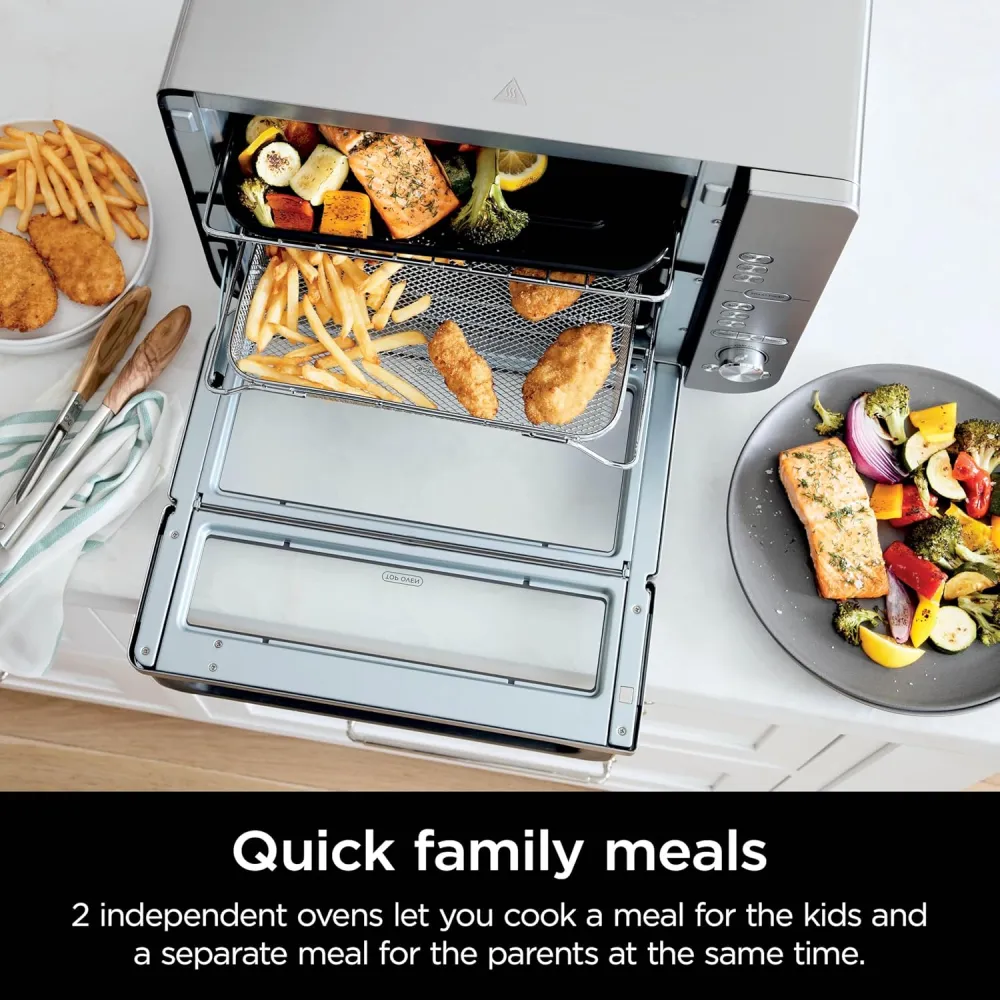 Ninja DCT451 12-in-1 Smart Double Oven with FlexDoor
