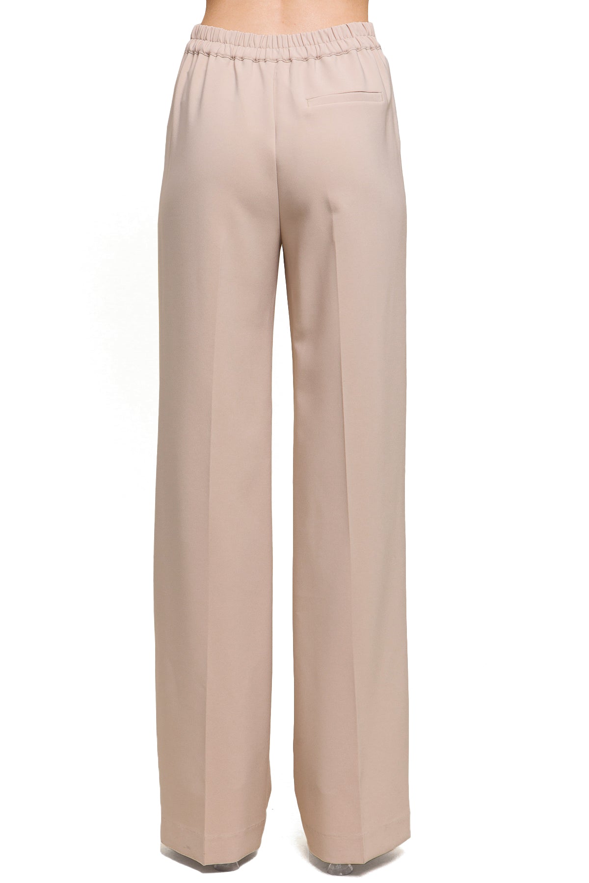 Creamy Wide - Leg Trousers
