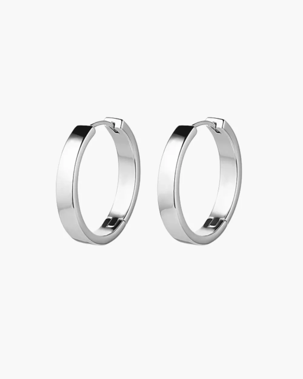 Rose Hoop Earrings
