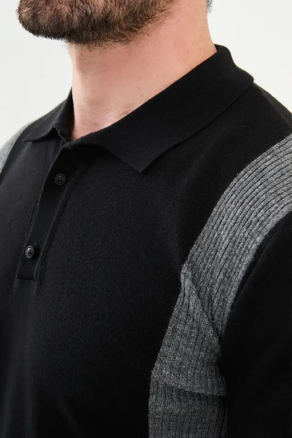 Everyday Polo Collar Knit Sweater