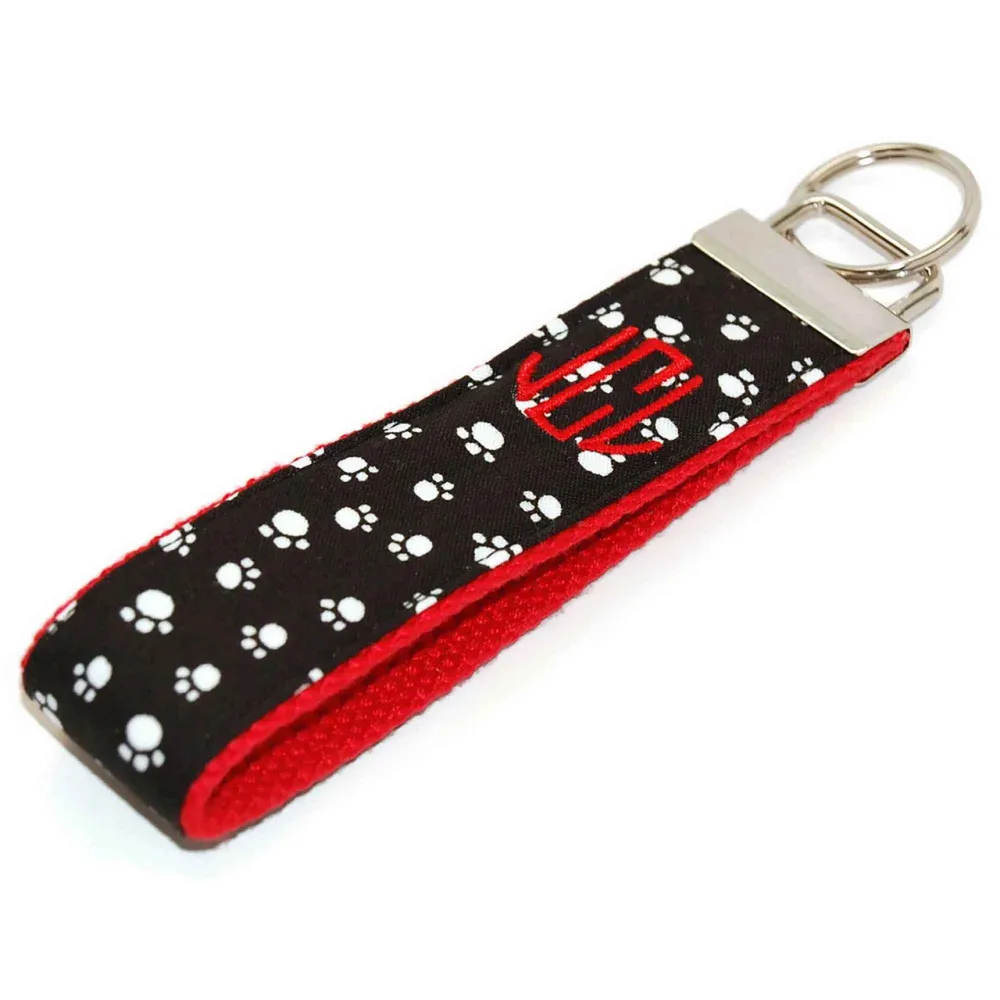 Paw Prints Statement Keychain
