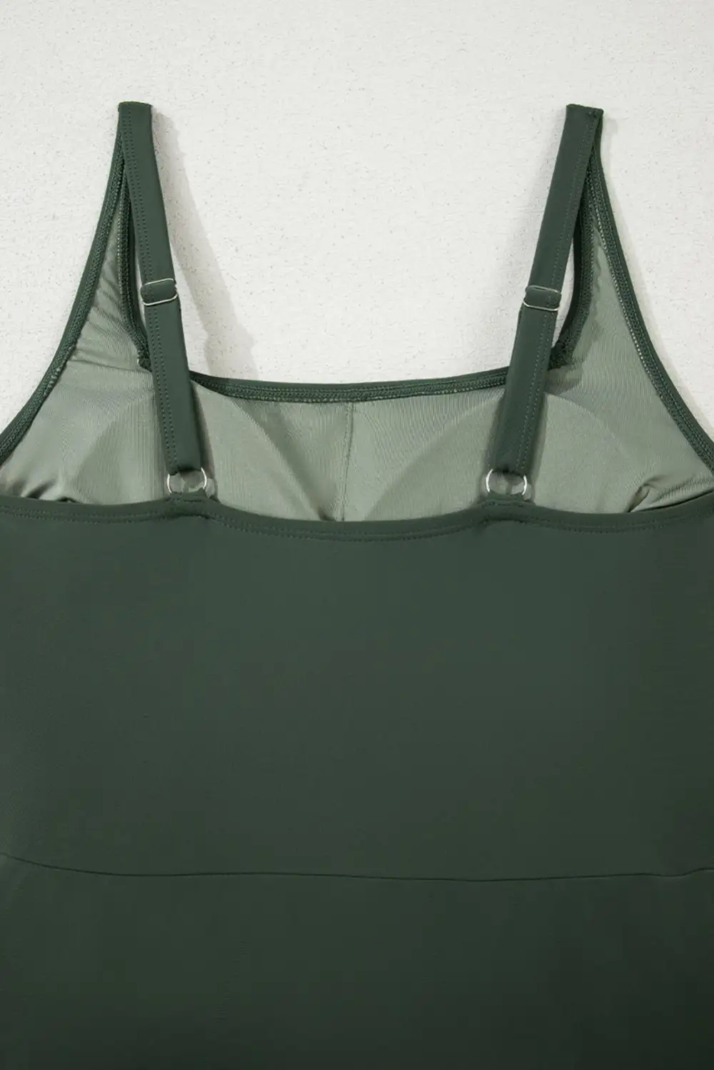 Mist Side Tied Waist Swim Dress