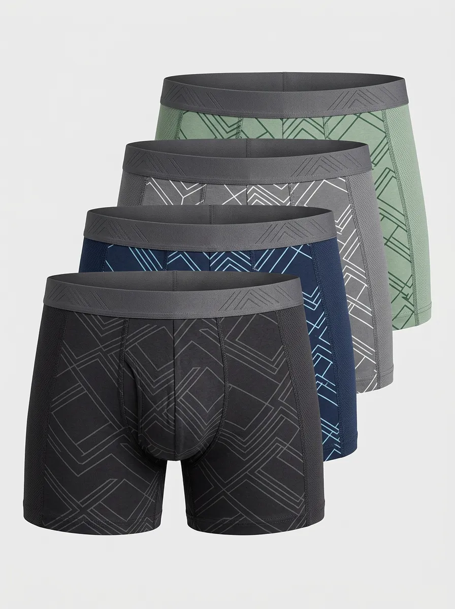 Everyday Smooth Comfort Four Pack Briefs