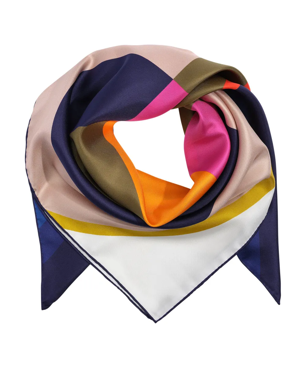 Multicolor Art Graphic Square Scarf