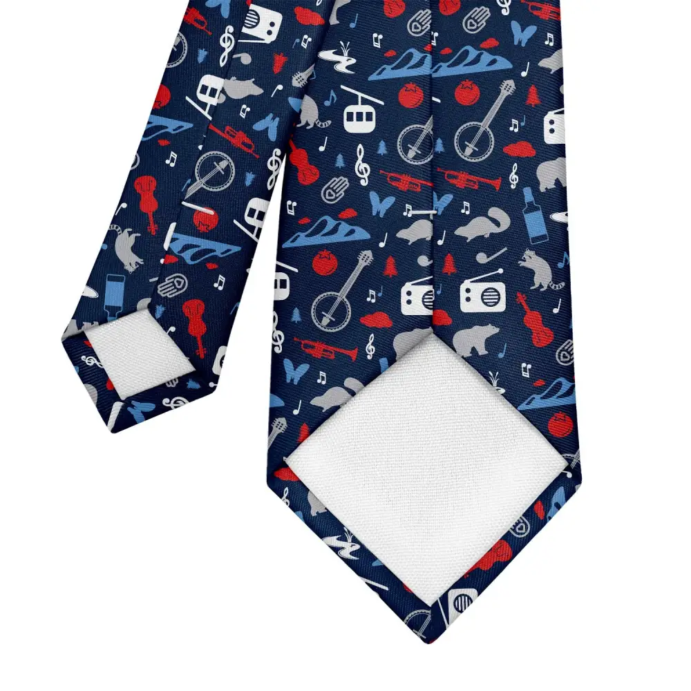 Timeless Heritage Emblem Detail Necktie
