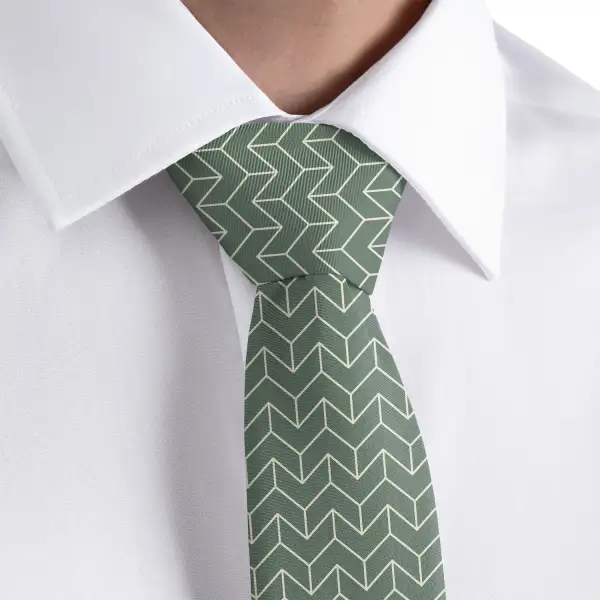 Modern Geometric Texture Necktie