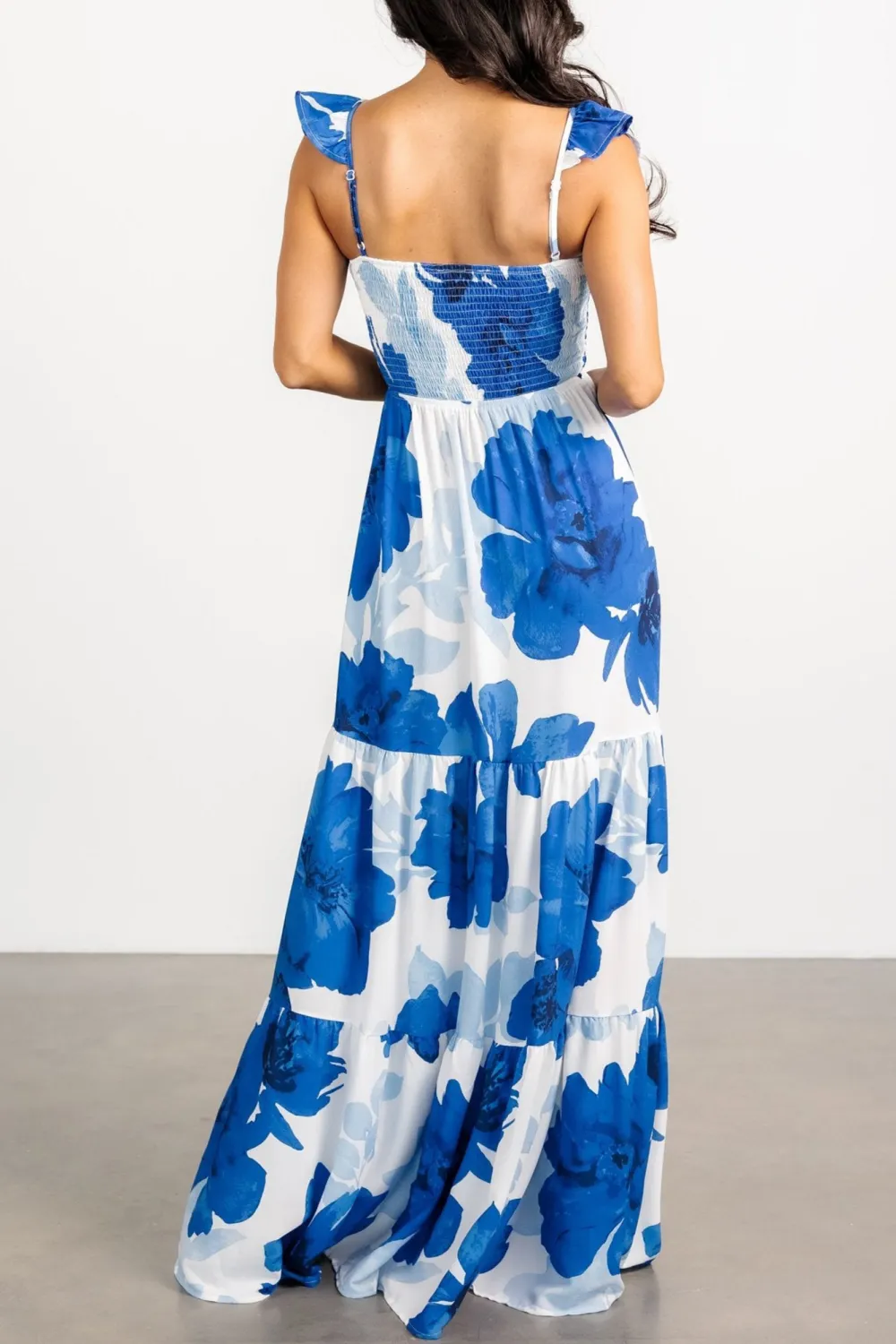 Light And Ethereal Blue Floral Dress
