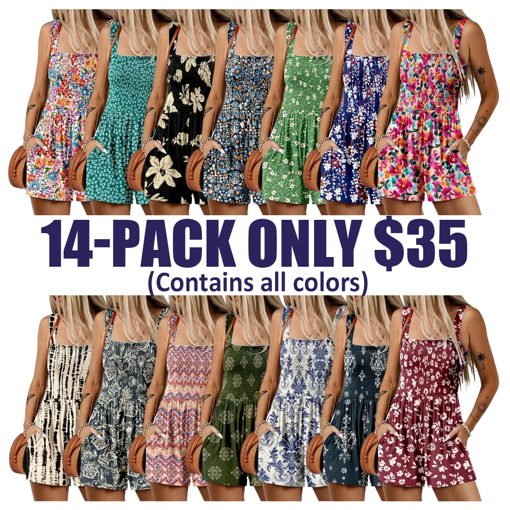 🔥Last Day: 14-Pack Only $35-Women's Romper