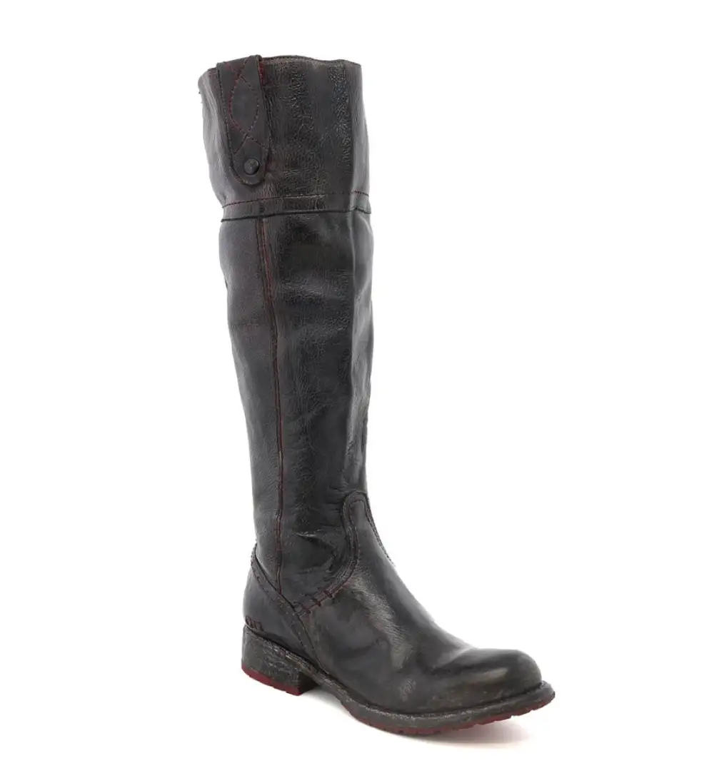 Lug-Sole Streamlined Riding Boots
