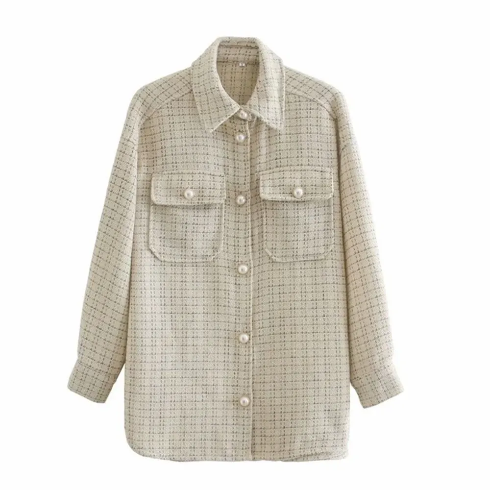 Oversized Vintage Plaid Shirt