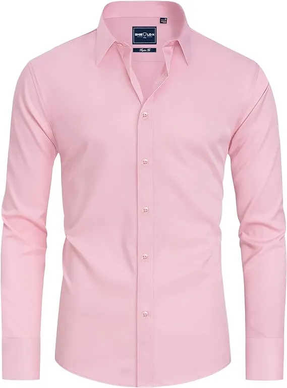 Men's Formal Long-sleeved Button-down Shirt