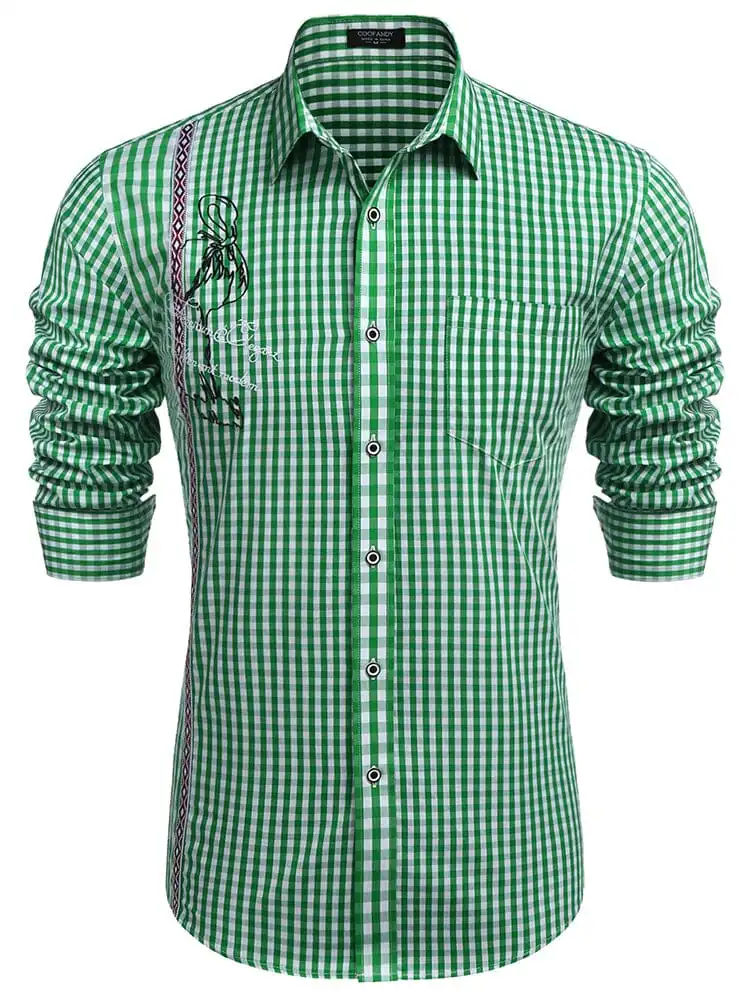 Casual Elegant Chequered Shirt Jeans