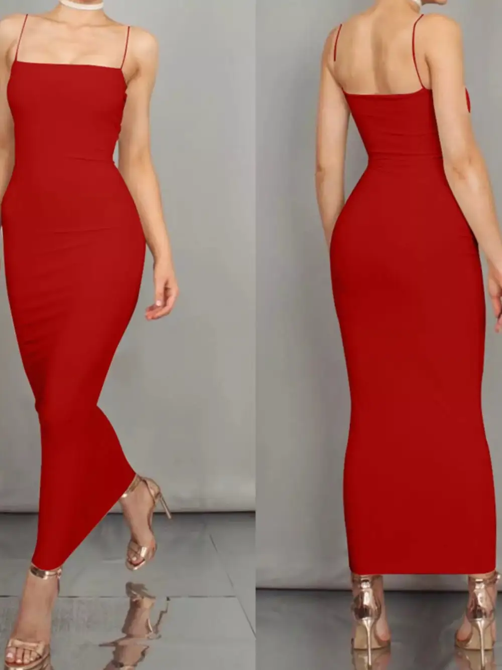 Lightweight Feel Sleeveless Midi Dress
