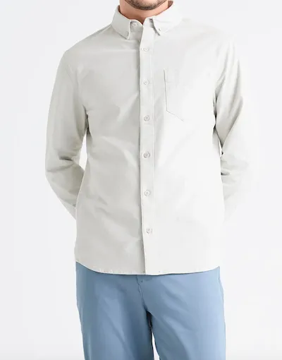 Terrain Pattern Men's Button Up Shirt