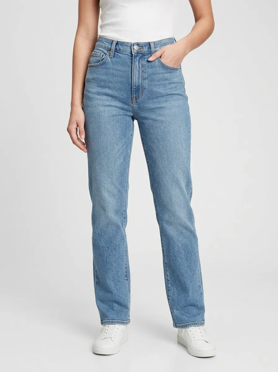 Straight Leg Classic Straight Jeans