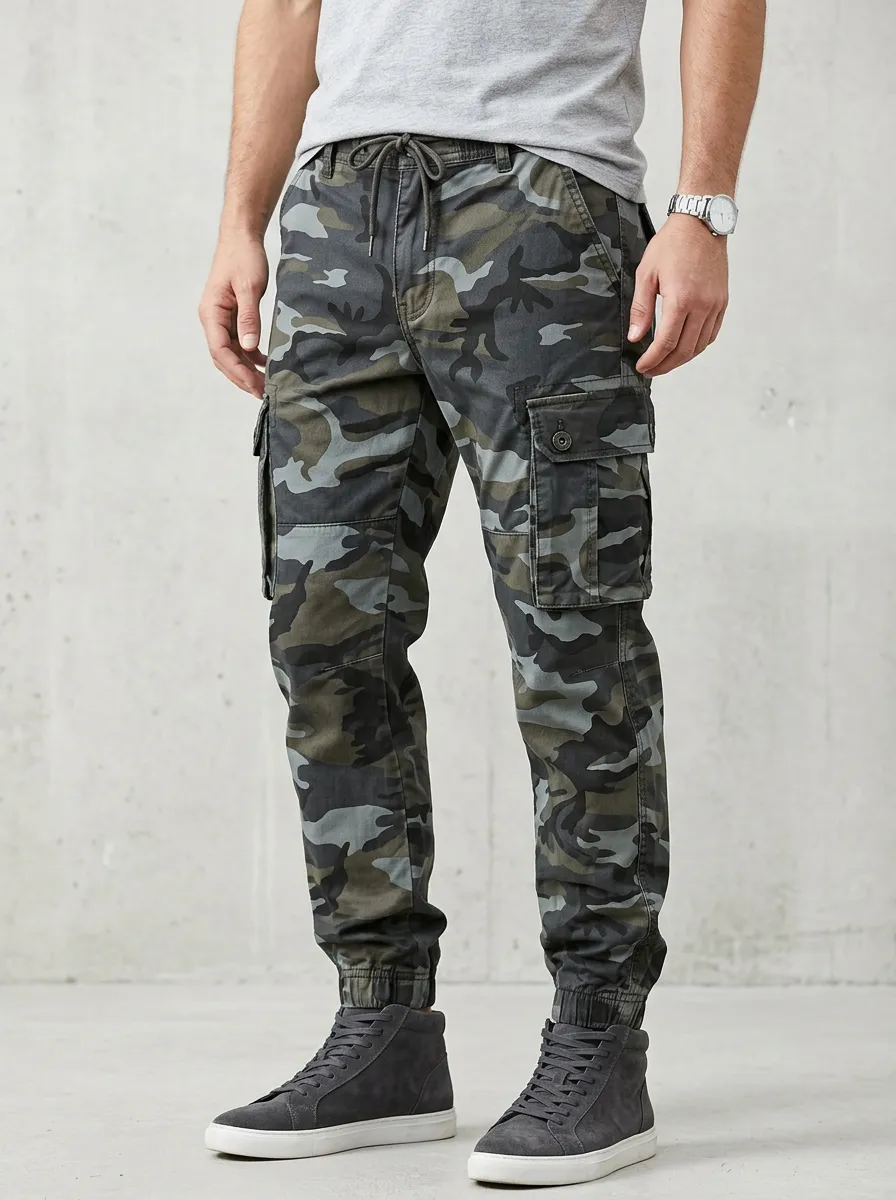 Urban-Tactical Camouflage Camouflage Cargo Pants