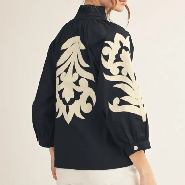 Baroque Applique Top